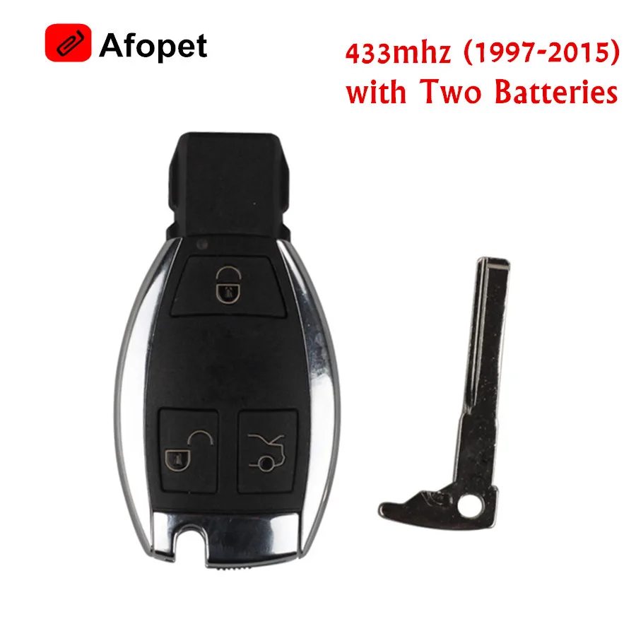 Для Benz Smart Key 3 кнопки 433 МГц (1997-2015) с двумя батареями | Автомобили и мотоциклы
