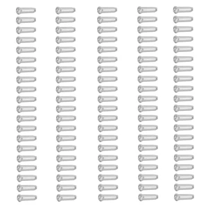 100 шт., наконечники тормозных кабелей для велосипедов MTB, серебристый наконечник для тормозных и передаточных кабелей велосипедов и модифицированных автомобилей