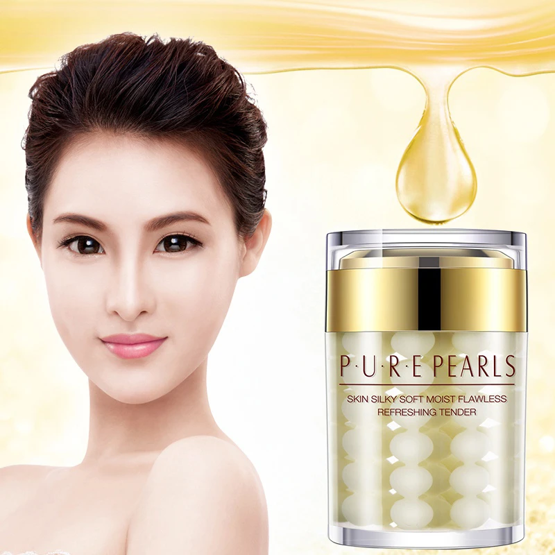 

60g New Pure Natural Pearls Face Day Cream Skin Care Whitening Moisturizing Anti Wrinkle Acne Treatment Anti Aging Skin Care