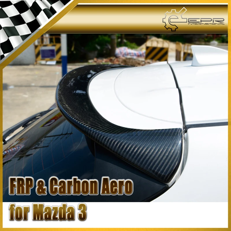 

Car-styling Carbon Fiber GV Style Rear Spoiler (5 Door Hatch Back Model) Fiber Trunk Wing Fit For Mazda Mazda 3 Axela BM 14-17