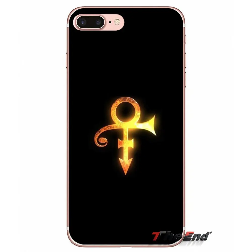 For iPhone X 4 4S 5 5S 5C SE 6 6S 7 8 Plus Samsung Galaxy J1 J3 J5 J7 A3 A5 2016 2017 Prince Rogers Nelson logo Soft TPU Case | Мобильные
