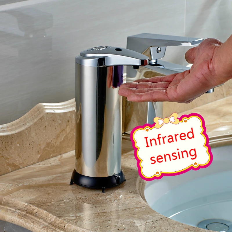 Автоматический дозатор жидкого мыла для туалетной ванной комнаты столешница