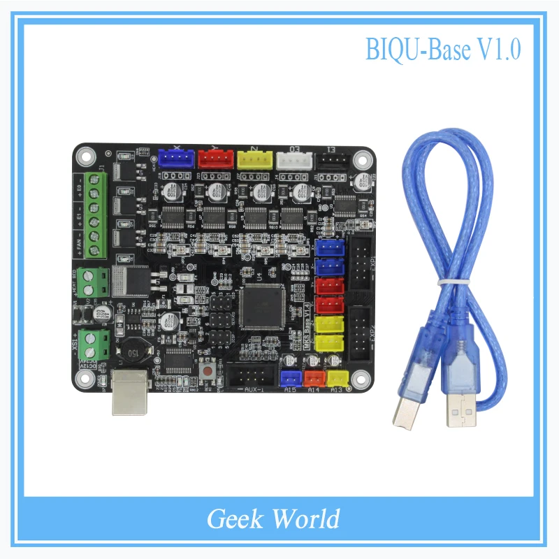 Материнская плата BIQU BASE V1.0 аналог MKS V1.5 совместимая с Mega2560 и RAMPS1.4 контроллер RepRap