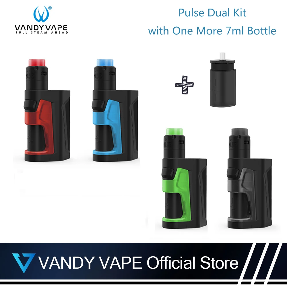 Оригинальный Vandyvape импульсный двойной с еще одной 7 мл бутылкой 220 Вт мод V2 RDA танк