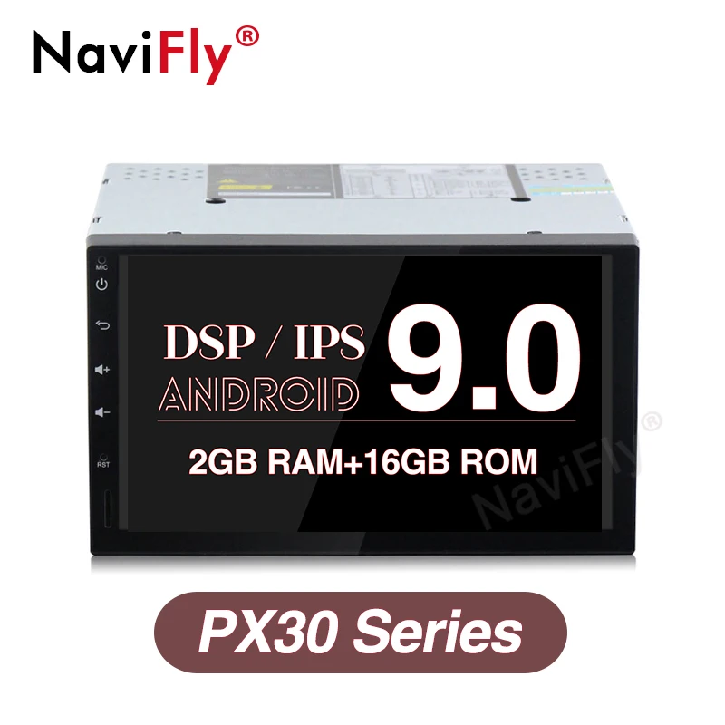 NaviFly 7'' IPS Screen DSP Android9.0 two Din Car Multimedia forVW Nissan Toyota Peugeot KIA gps radio 4G wifi OBD2 DVR SWC |