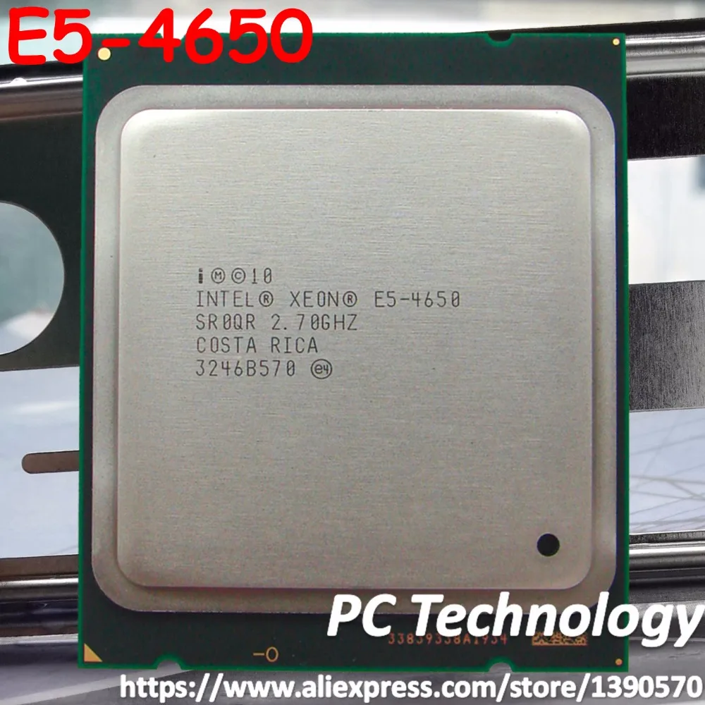 Оригинальный процессор Intel Xeon E5 4650 2 7 ГГц 8 ядер 20 МБ SmartCache DDR3 1600 МГц FCLGA2011 TPD 130 Вт