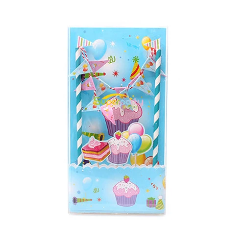 Cake Мультфильм 1 комплект принцесса пират торт фигурка для торта флаги Беби Шауэр детский день рождения украшения товары для детской вечеринки мальчик и девочка - Цвет: Cake