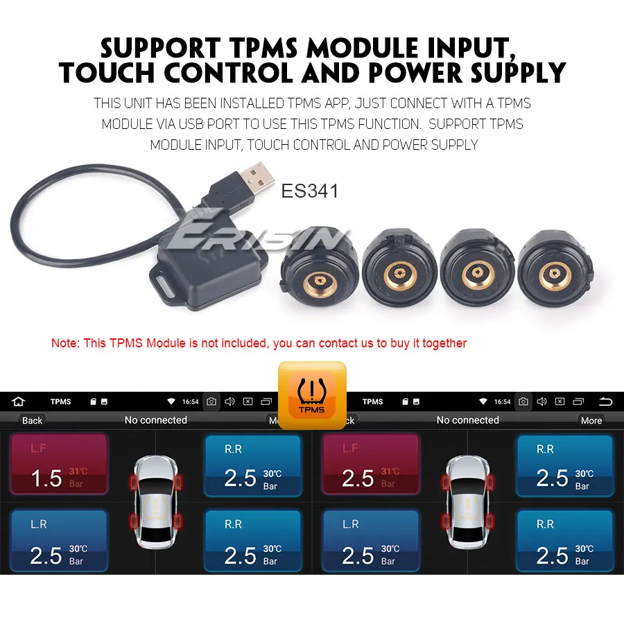 Erisin ES7973P 7" Android 9.0 for Opel Vauxhall Corsa Vectra Zafira Astra Car Stereo DAB+GPS CD Satnav