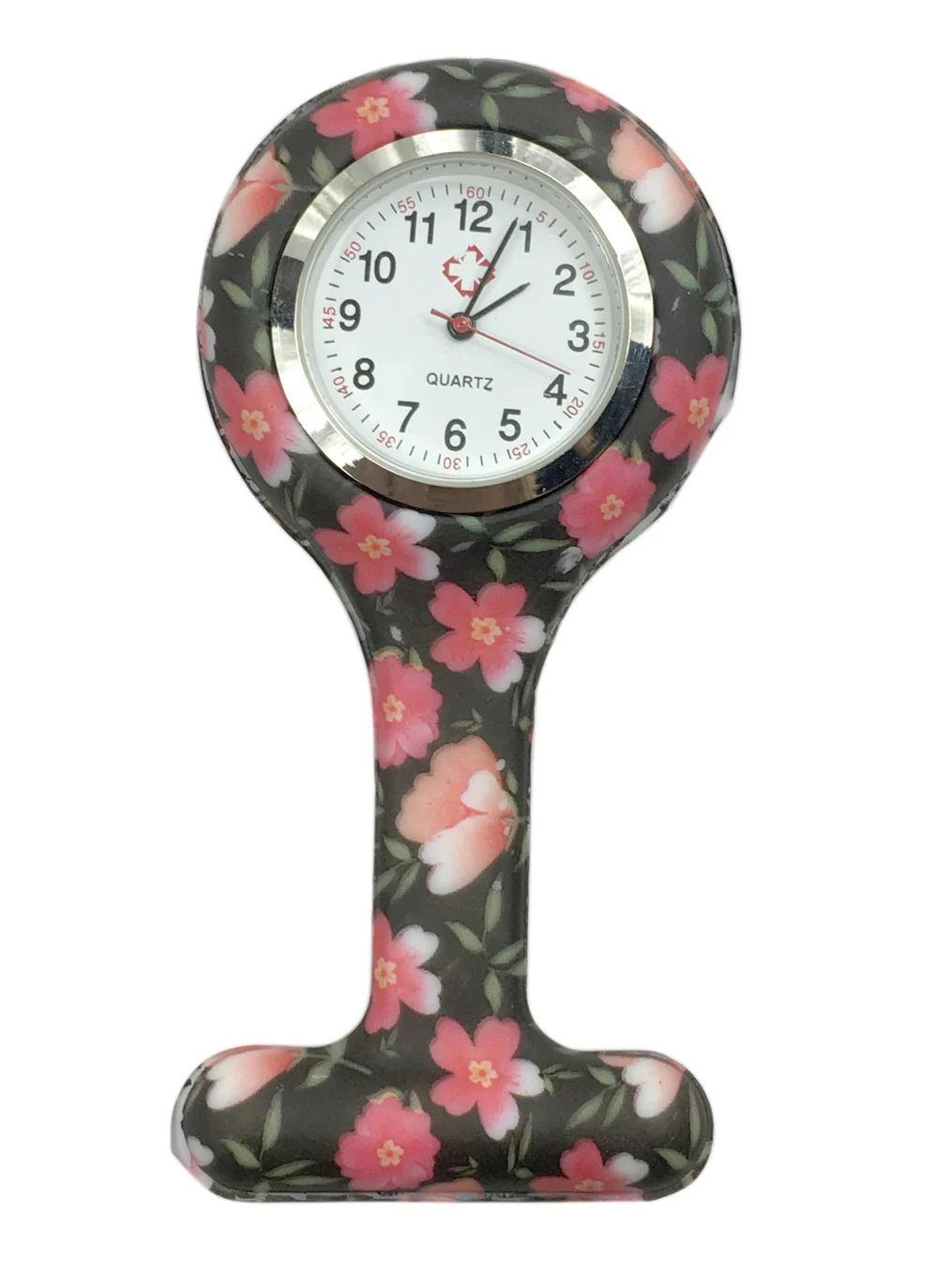 5 шт./комплект силиконовые часы с круглым зажимом|silicone nurse|medical watchfob watch |