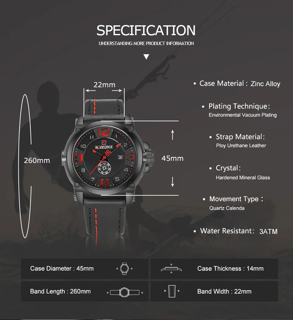 NAVIFORCE 9099 мужские часы Топ бренд класса люкс спортивные кварцевые часы с кожаным ремешком Мужские Водонепроницаемые наручные часы Relogio Masculino