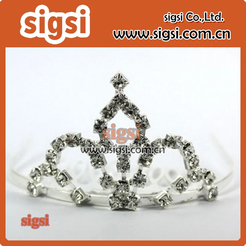 

Unique design low price crown accessories shape rhinestone comb for engagement