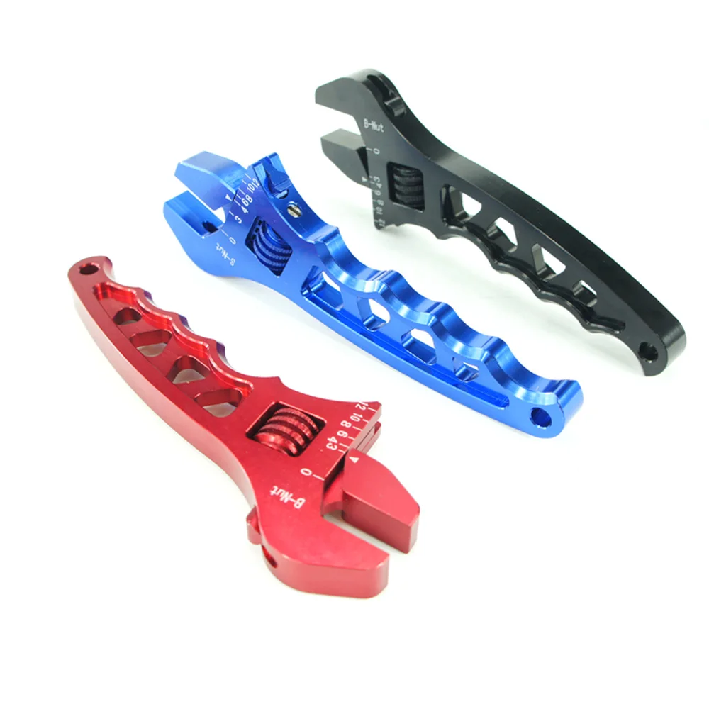 CNSPEED Adjustable AN Aluminum WRENCH HOSE Fitting tool aluminum spanner AN3-AN12 tools YC100723 |