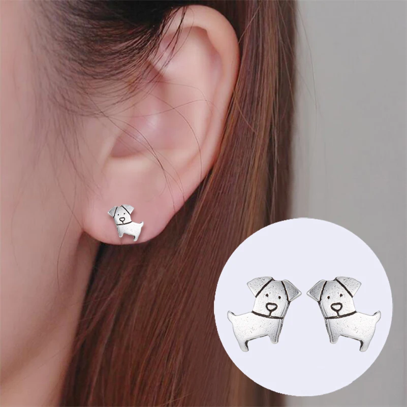 Jisensp модные серьги Boho с собаками для домашних животных женщин bijoux классические