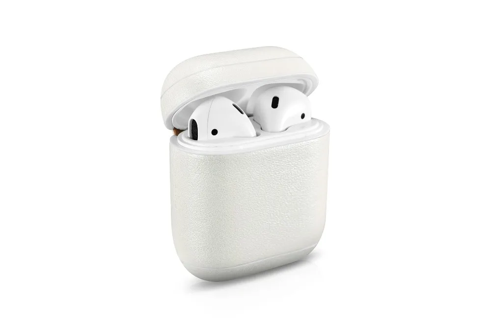 Чехол для гарнитуры из натуральной воловьей кожи для Apple AirPods, защитный чехол для зарядки Bluetooth, беспроводной чехол для наушников