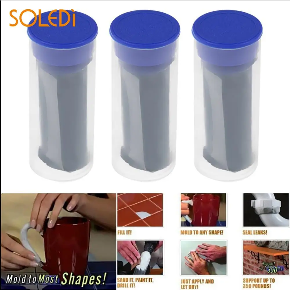 3 шт./компл. сильный шпатлевка ремонт клей липкая глина супер практичный герметик