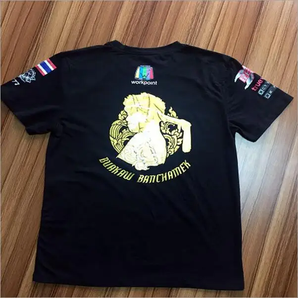 Фото Футболка с коротким рукавом Fight MMA, интегрированные боевые навыки, бег, джиу-джитсу, фитнес, Тай кунлунь, боевые искусства, стиль Брюса Ли №2