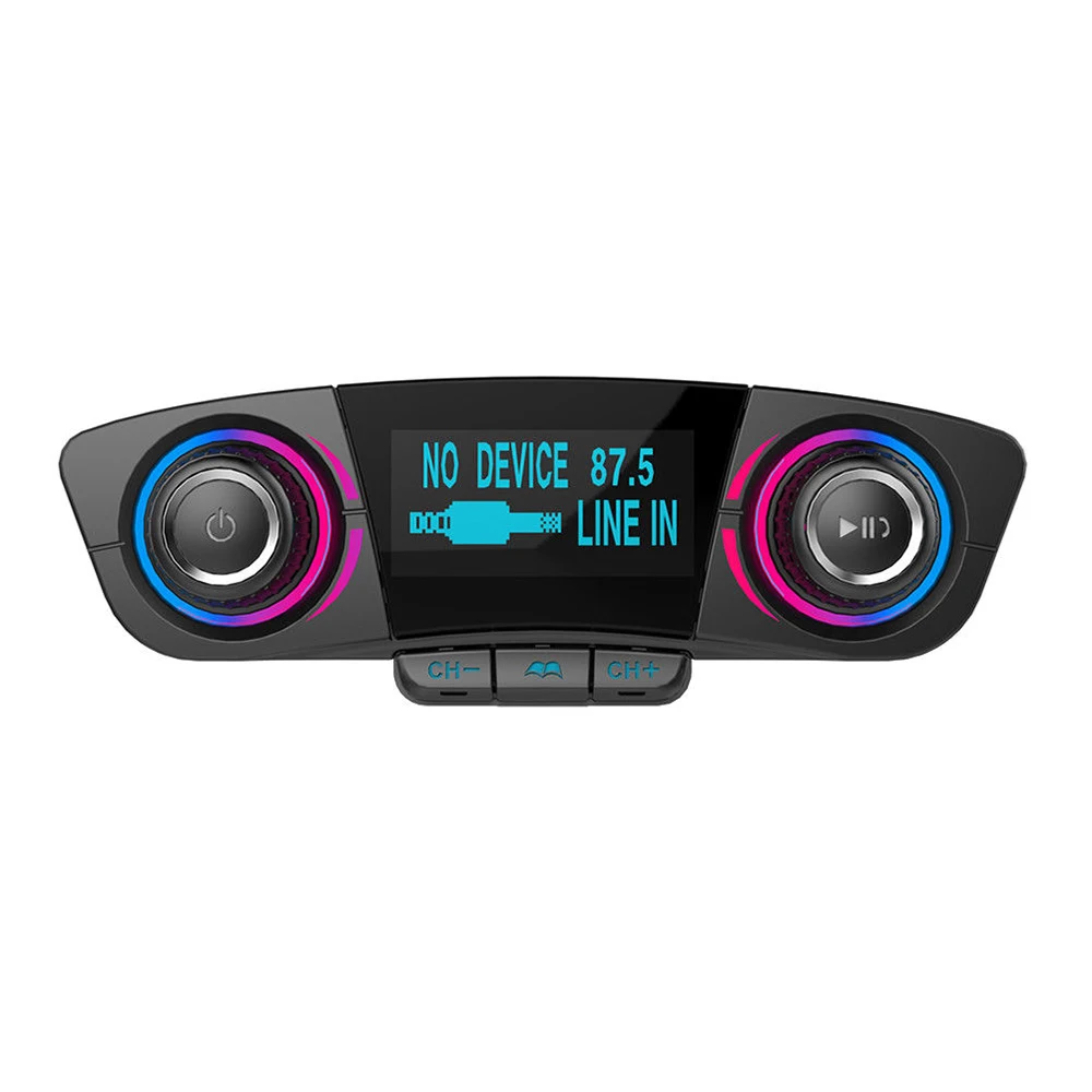 1 шт. Зарядное устройство USB беспроводной автомобильный Bluetooth FM передатчик MP3