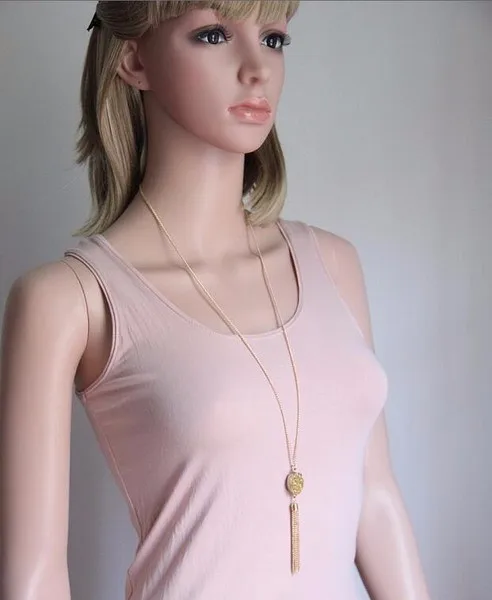 Новое поступление овальная Смола Druzy Looking Милая Длинная цепочка кварт овальная кисточка ожерелья подвески для женщин