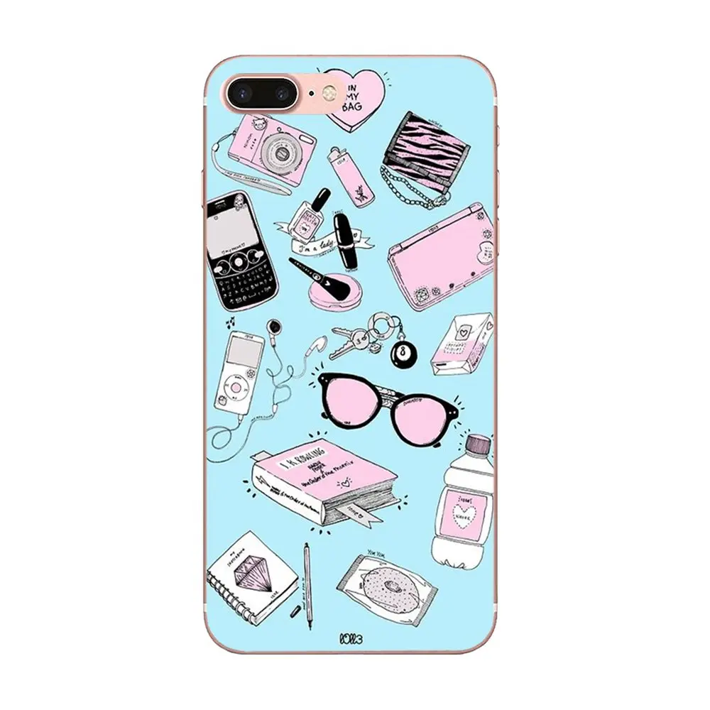 Мягкий чехол из ТПУ с рисунком для девочек сделай сам Apple iPhone 4 4S 5 5C 5S SE 6 S 7 8 Plus X XS Max XR|Чехлы-накладки| |