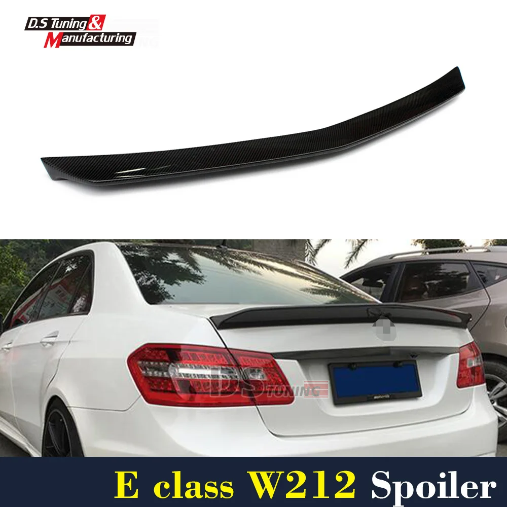 W212 Veath Стиль углеродного волокна спойлер для Benz E класс 2010 настоящее время|carbon fiber