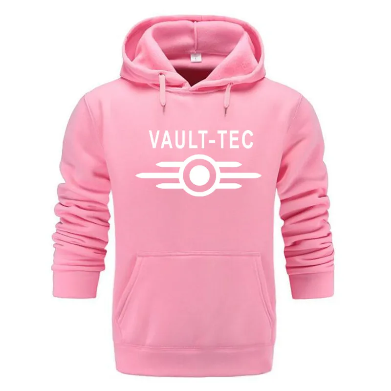Толстовка мужская с капюшоном брендовая повседневная одежда логотипом Vault Tec для