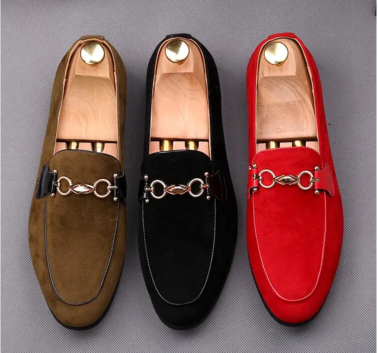 Brand Men Casual Loafers Plus Size 9.5 Black Velvet Suede Leather Tassel Moccasins Slip Ons Wedding Dress AXX766 | Обувь
