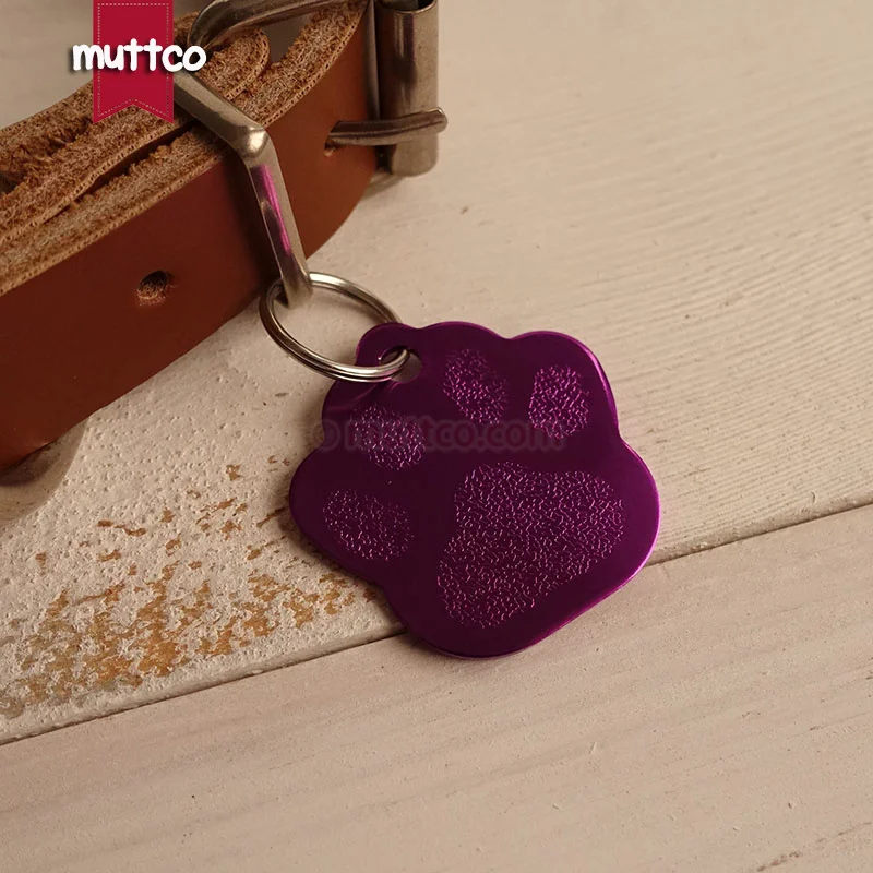 100 шт./лот оптовая продажа Алюминиевая бирка с именем для домашних животных