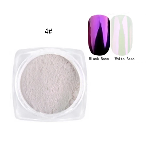 1,5 г/кор. Seashell зеркало-Хамелеон Порошковые блестки для ногтей Aurora Pearlescen Shell Дизайн ногтей хром пигмент пыль Маникюр украшения - Цвет: Color 4