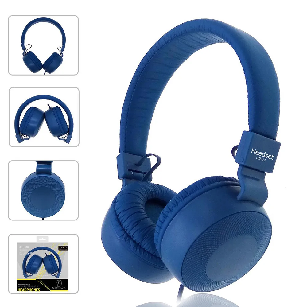 Dark Blue Kubite Проводная спортивная Гарнитура, стерео наушники, микрофон для смартфона, управление голосовыми подсказками, широкая применимость, гуманный - Цвет: Dark Blue