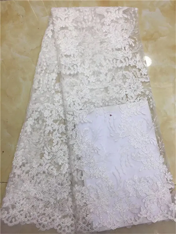 Бирюзовый Французский сетчатая кружевная ткань высокого качества с зелеными