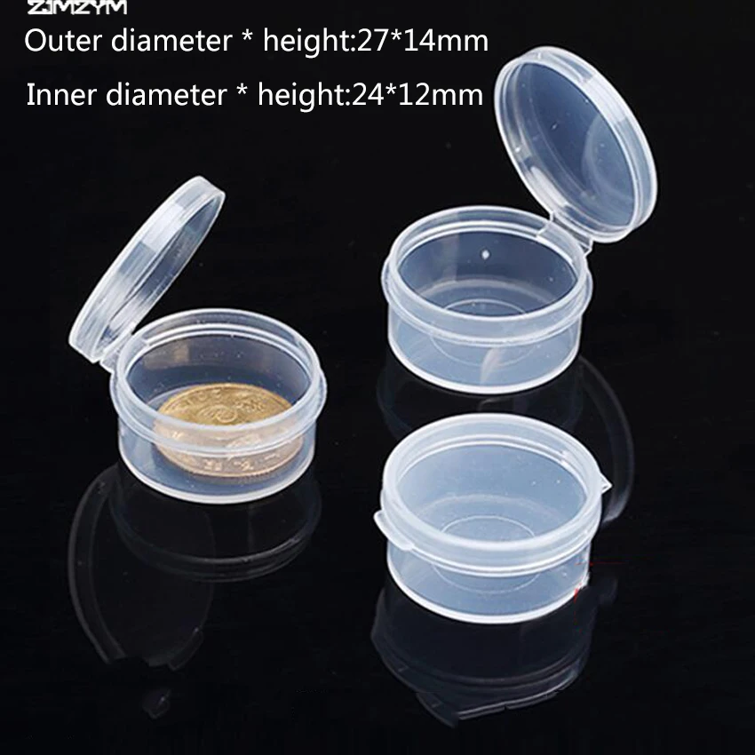 5 шт./компл. новый круглый Портативный ящик для ювелирных инструментов контейнер