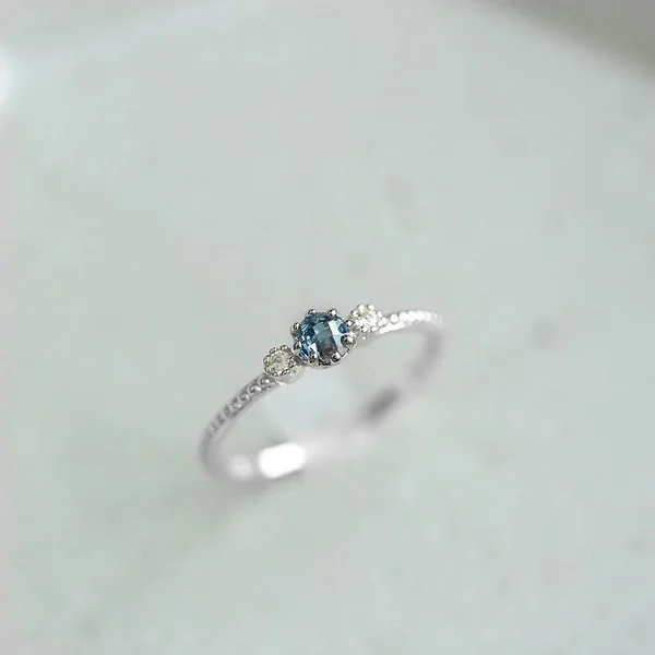 925 посеребренные Кристалл кольцо 18 К желтое золото палец диадема модный Fine Jewelry