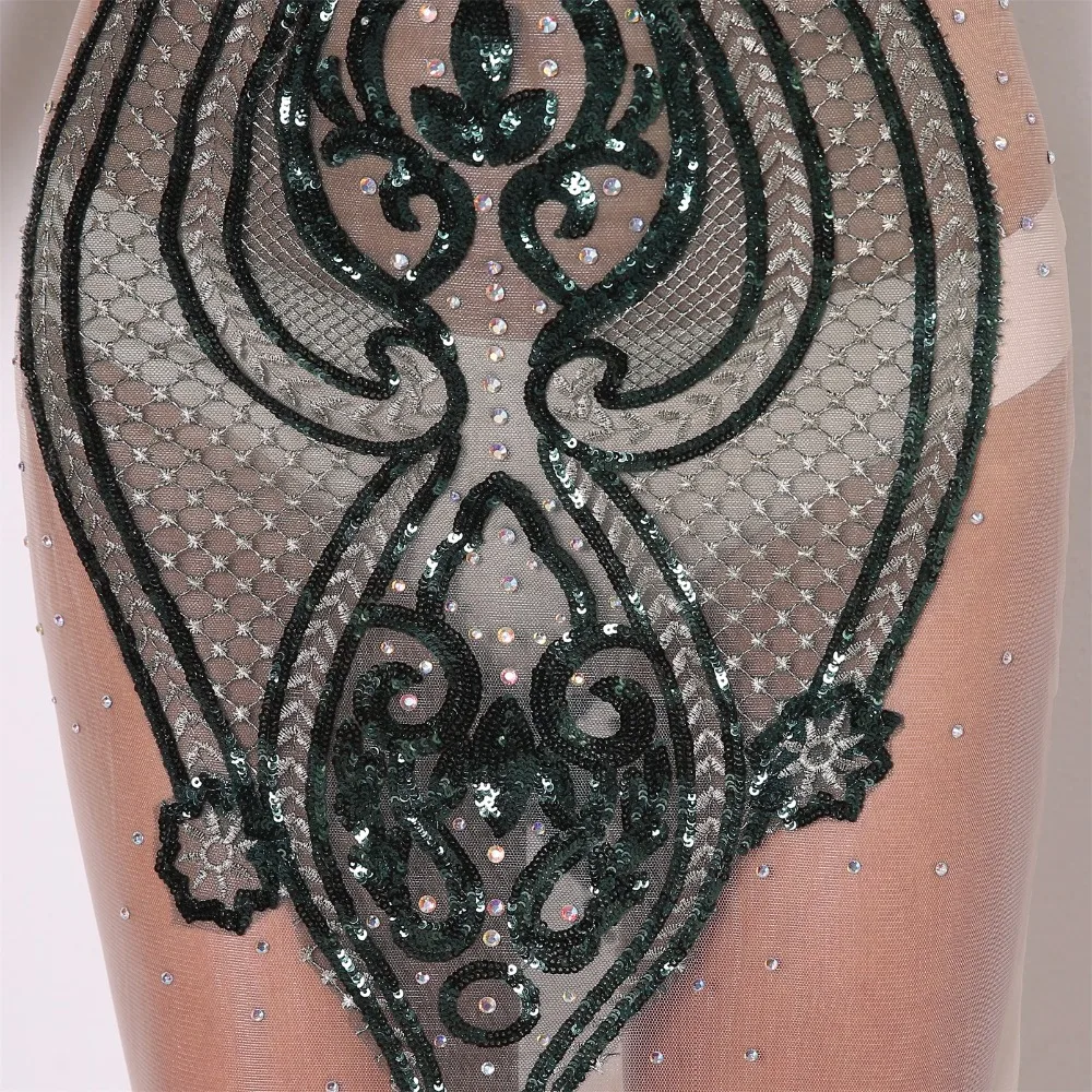 Длинное вечернее Прозрачное платье 2018 сексуальные кружевные Клубные вечерние