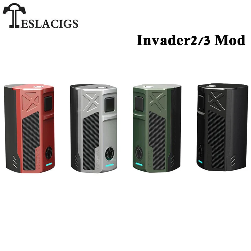 Оригинал Тесла Invader 2/3 коробка Mod 240 Вт/360 Вт Telscigs 2 3 MOD Vape электронные сигареты
