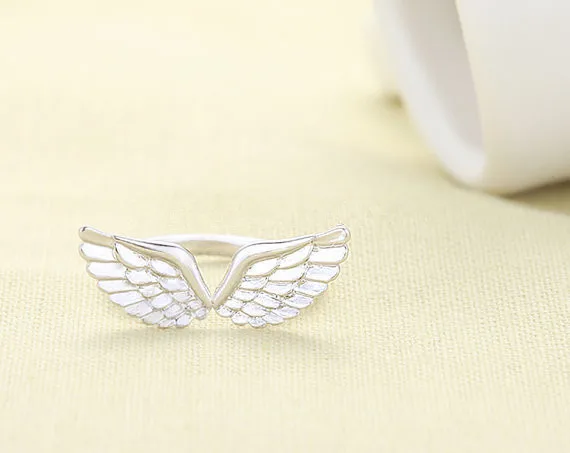 

Модные кольца с крыльями, ручная сварка, медные кольца для женщин, оптовая продажа