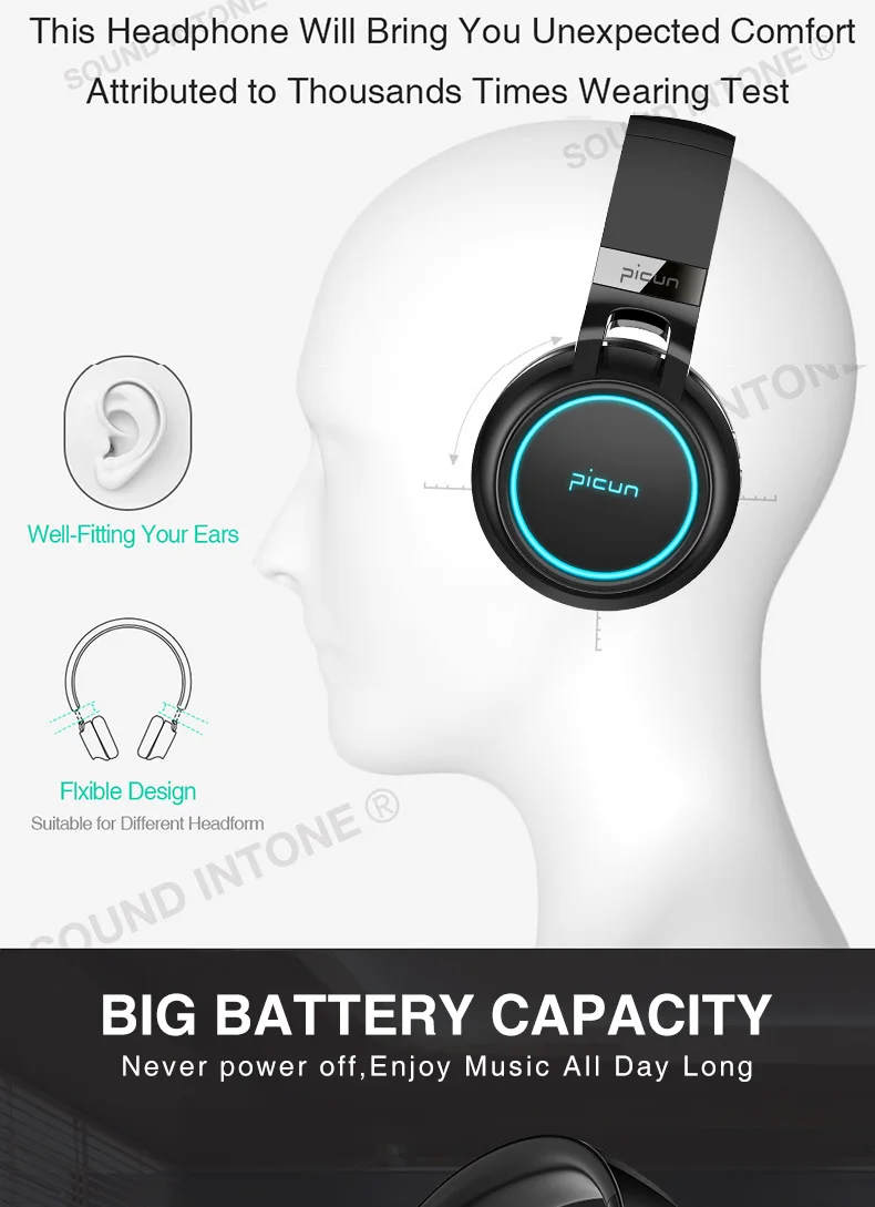 Светящиеся стерео шлем Аудио Bluetooth наушники беспроводные большие наушники спортивные наушники микрофон светодиодный свет TF FM для ПК телефона
