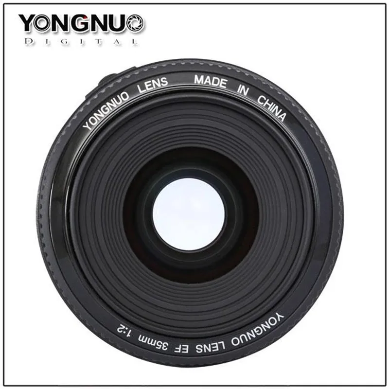 Широкоугольный объектив YONGNUO 35 мм f2 с фиксированным автофокусом для Canon EOS 60D 70D 5D2