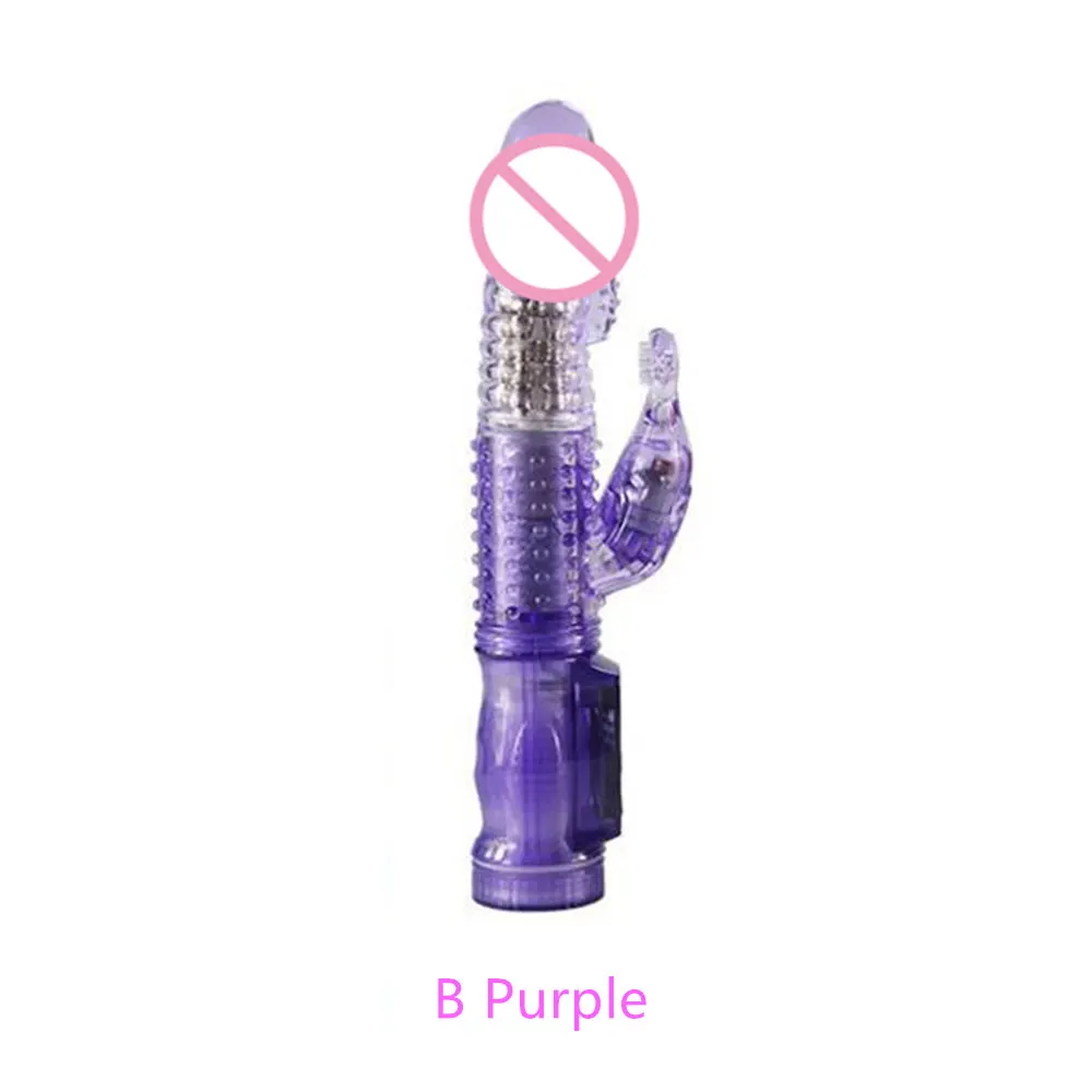 Женский G Spot Вибраторы 360 градусов вращение кролик вибратор Водонепроницаемый