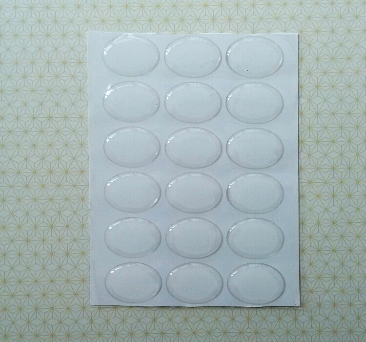 2018 New 25*18MM Clear Oval Epoxy Resin Stickers,Self Adhesive 3D Dome Transparency Sticker,1000pcs/lot Free Shipping