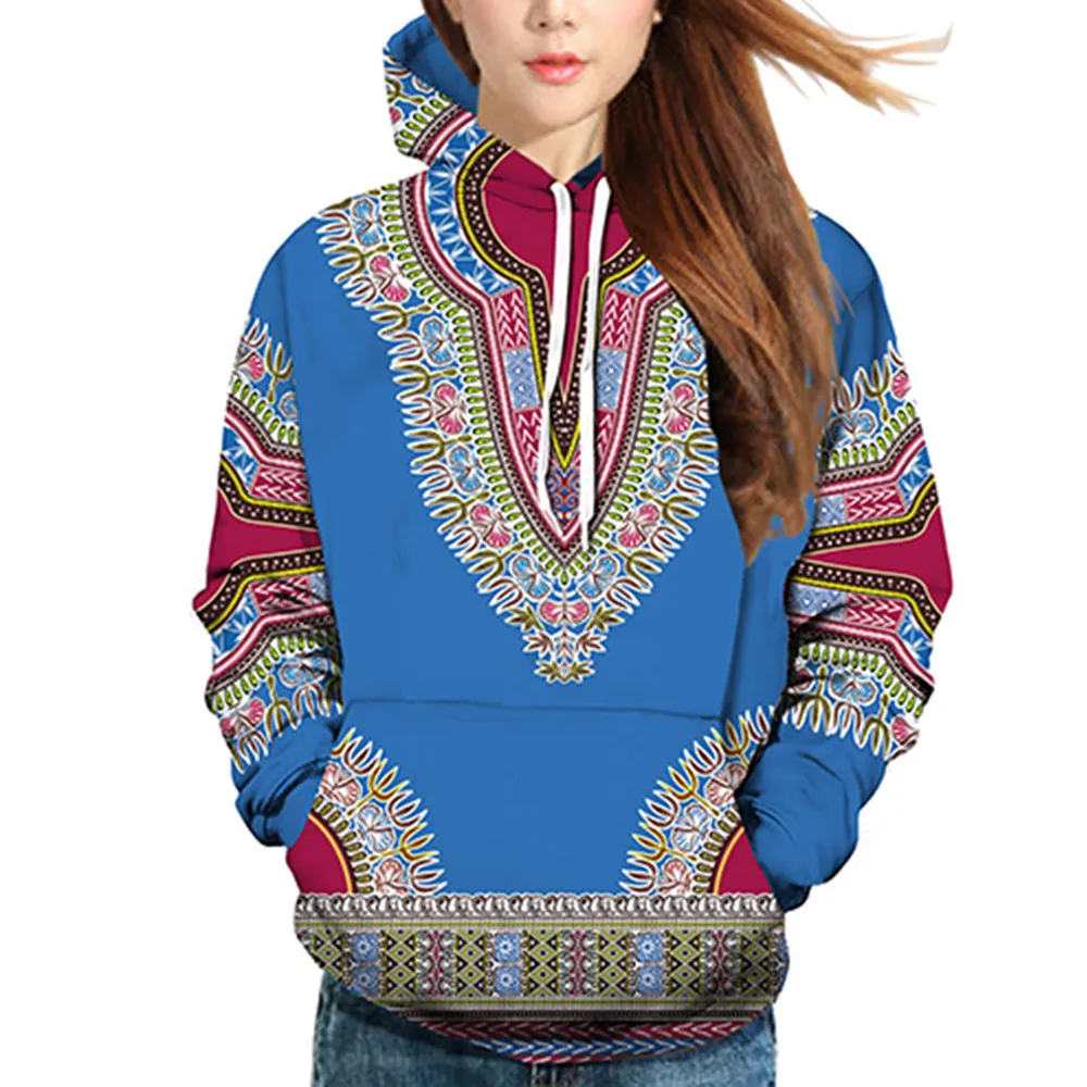 

Sweatshirt With A Hood Lovers Autumn Winter African 3D Print Long Sleeve Dashiki Hoodies Sweatshirt Top#NFC