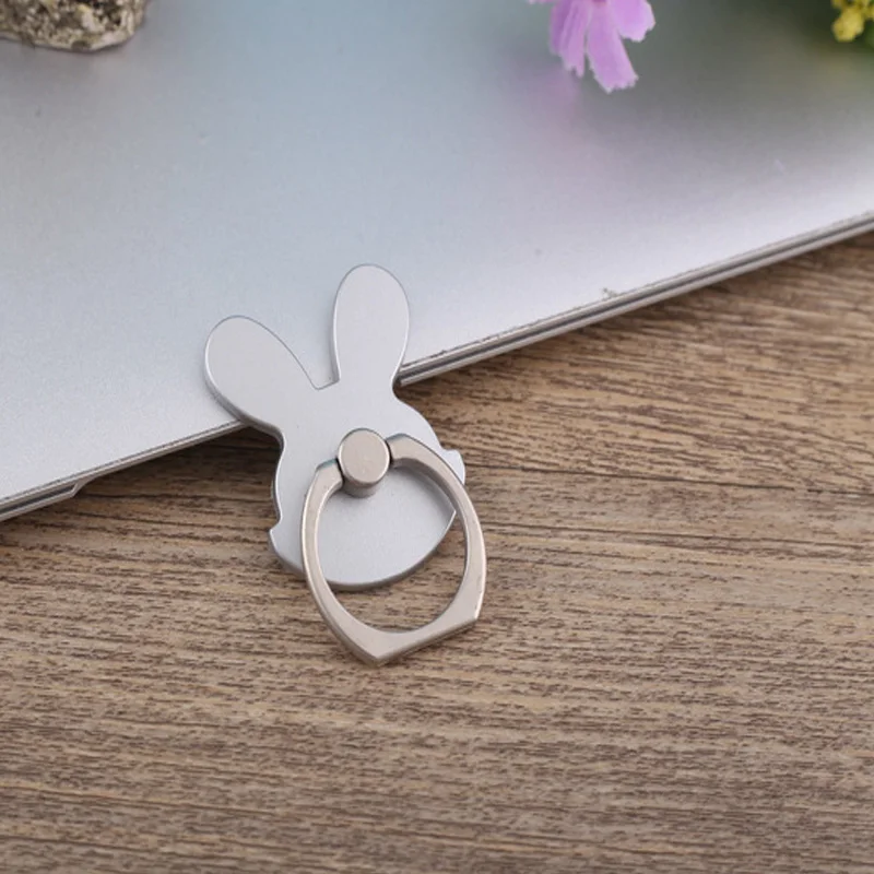 5 шт./лот милый кролик и с цветочным принтом Чехол для мобильного телефона кольцо