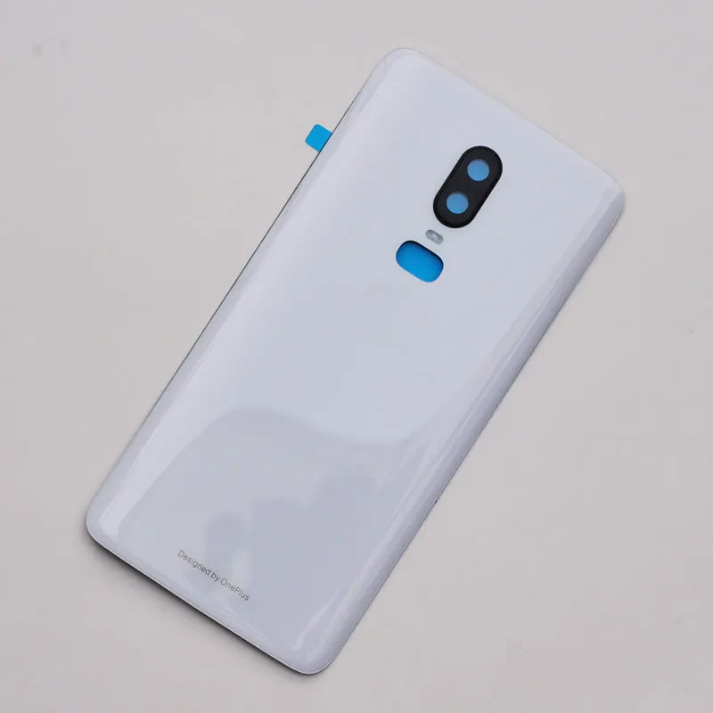 BINYEAE Новый 3D стеклянный чехол для аккумулятора Oneplus 6 задний с логотипом |
