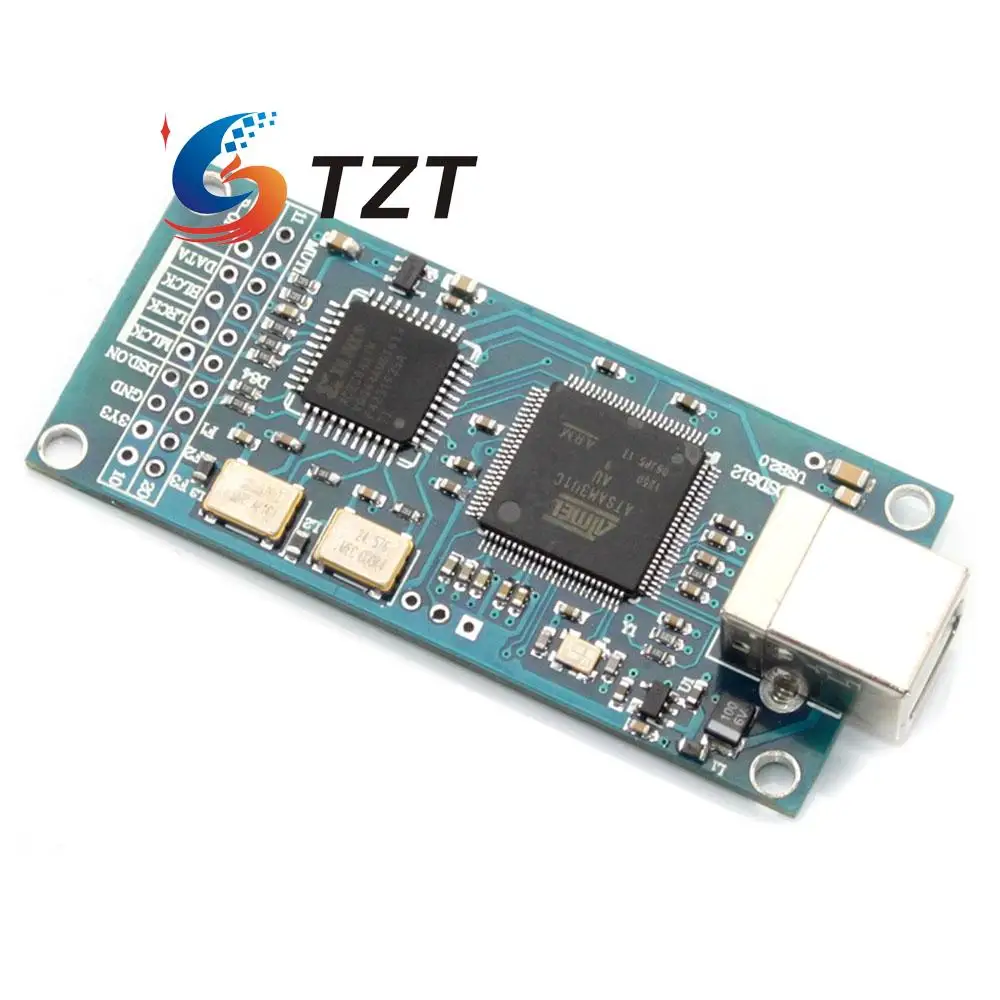 TZT HIFI Combo384 USB к IPS цифровой интерфейс обратитесь к Amanero USB IIS поддержка DSD512 32 бит 384K ies выход для аудио