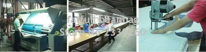 Крышка только без наполнителя-серый полиэстер в любом месте Bean Cube-16 дюймов bean мешок табурет и Османов