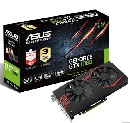 Asus Bing Knight GTX1060-O6G-GAMING 1569-1784 МГц 6G/8 ГГц