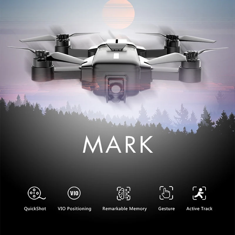 MARK Professional 4K Дрон FPV с 1080P HD камерой VIO позиционирование складной Квадрокоптер Дрон