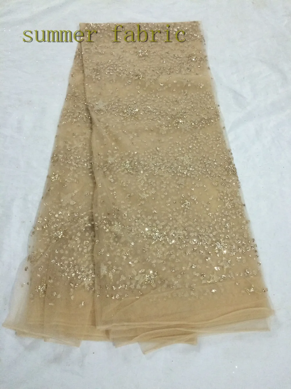 Цвет золотистый серый французский тюль кружево высокое качество без вышивки