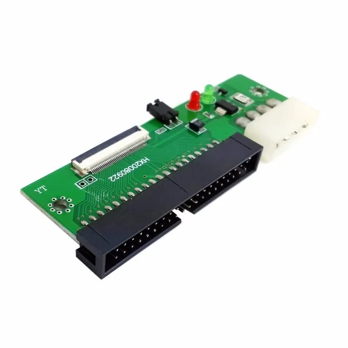 ZIF CE 1 8 Micro Drive от 50Pin до 3 5 &quotIDE 40 контактный адаптер для ПК с кабелем|pc adapter|ide 1.8ide pin |