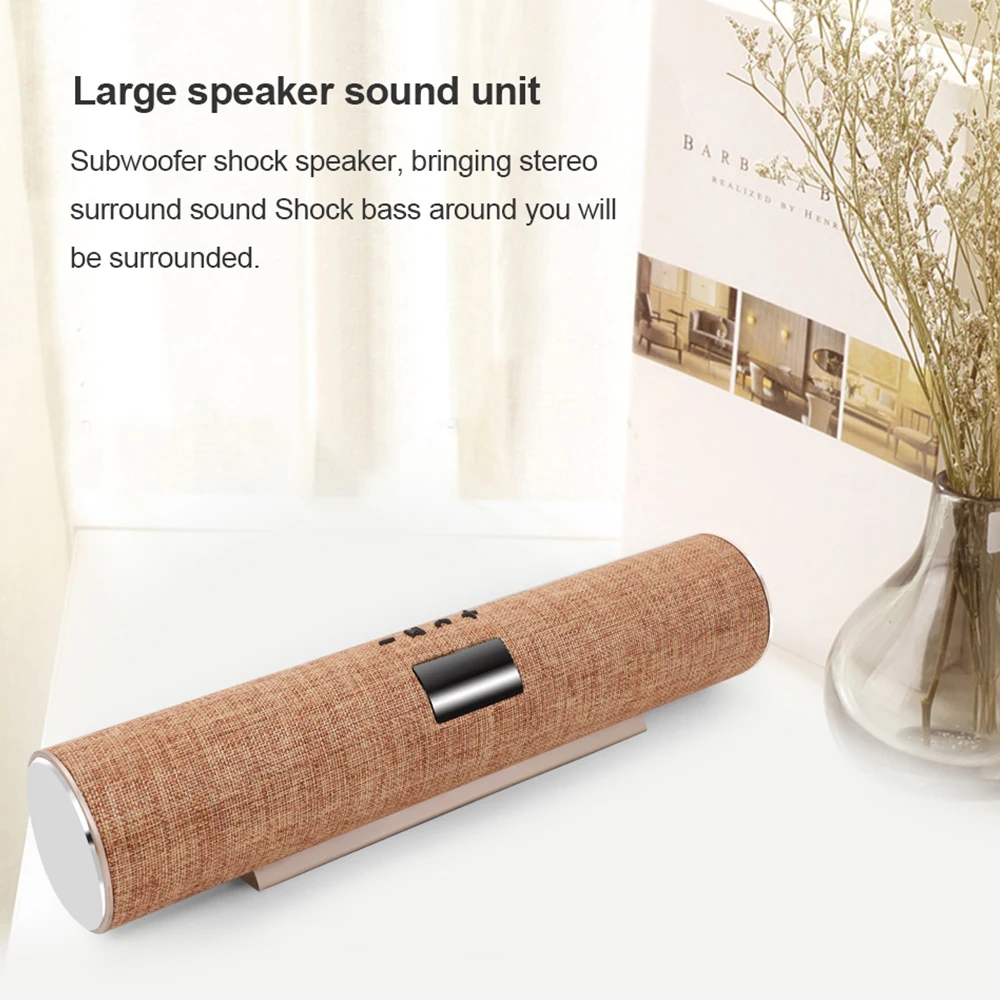 2018 беспроводной enceinte Bluetooth Soundbar динамик Телевизор с led Громкоговоритель Бас
