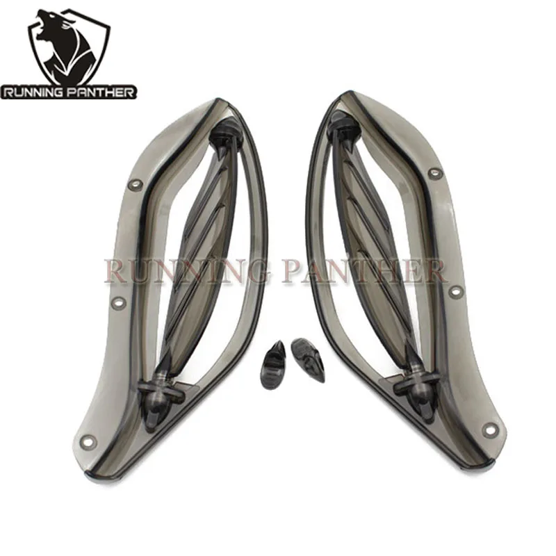 Мотоциклы Запчасти Черный ABS Пластик крыло лобового воздушные дефлекторы